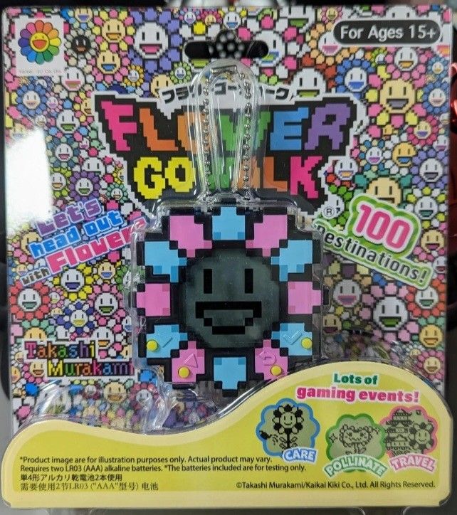 村上隆flower go walk遊戲機(限定粉藍色), 興趣及遊戲, 玩具& 遊戲類