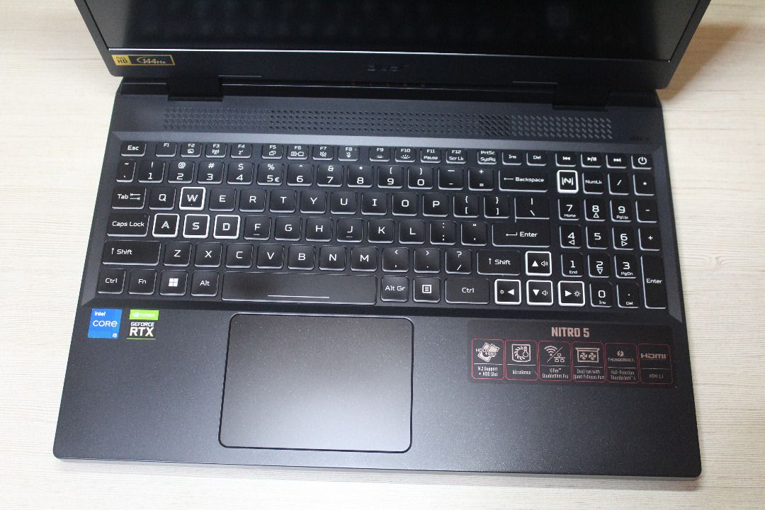 Acer Nitro 5 i5 12thgen 2.5k 165hz Ram 16gb ssd 512gb nvidia RTX3050 ...