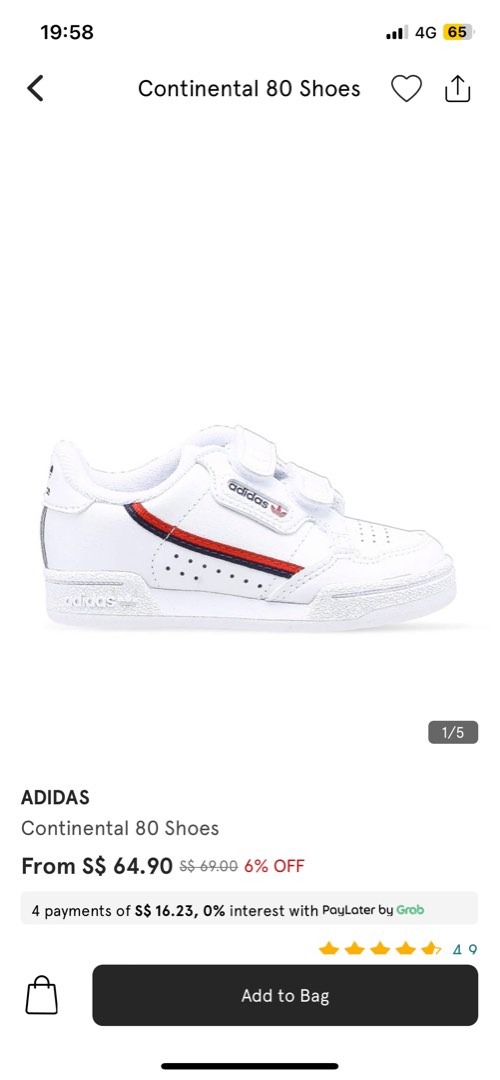 Adidas shoes deals 80 off 65