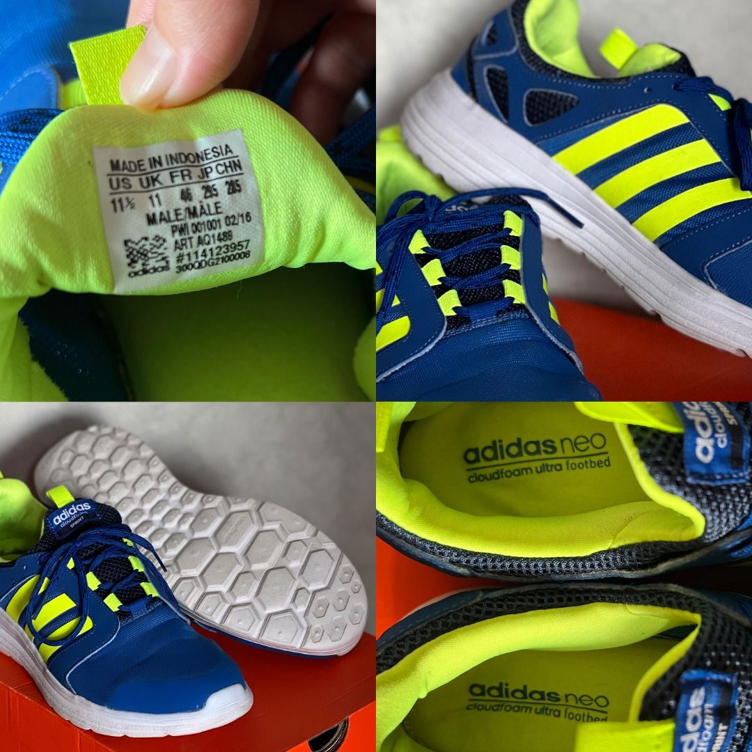 Adidas neo cloudfoam ultra footbed slip on top