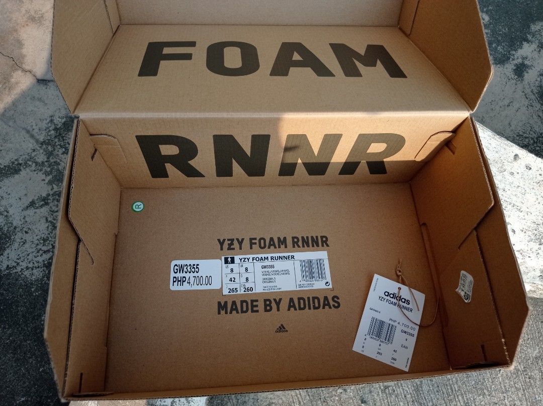 adidas Yeezy Foam RNNR Vermillion Men's - GW3355 - US