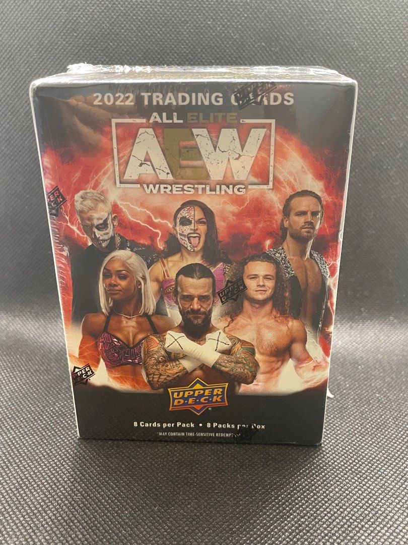 AEW Upper Deck 2022 Trading Cards (Blaster Box of 8 Packs), Hobbies & Toys, Toys & Games on