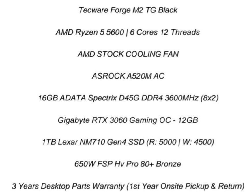 Aftershock almost Untouched gaming capable desktop computer for cheap