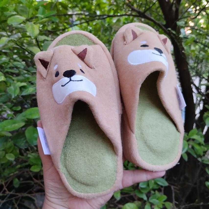 Akita Dog Home Slippers Hobbies Toys Toys Games on Carousell