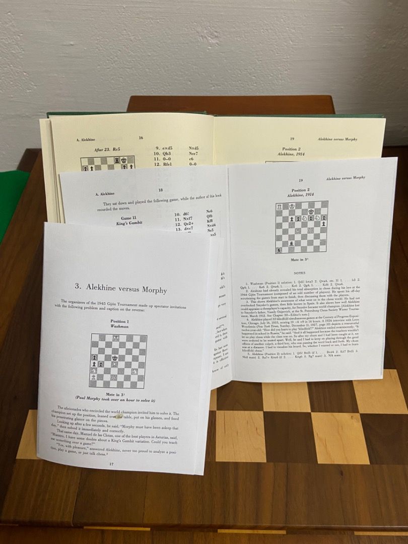 2 Volumes - Alexander Alekhine Games 1902-1922 & 1923-1934 - PB