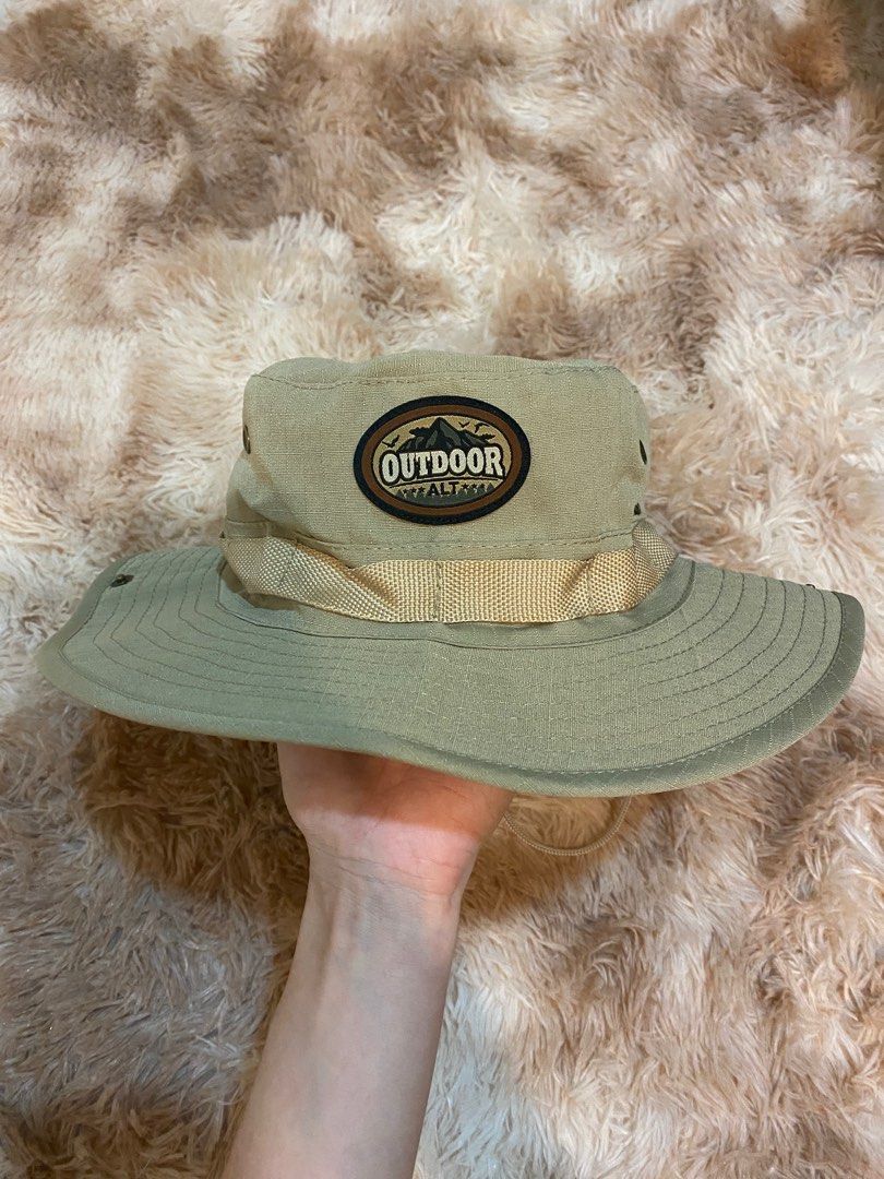 ALT Outdoor 機能漁夫帽—摩卡其漁夫帽帽子, 他的時尚, 手錶及配件, 圓