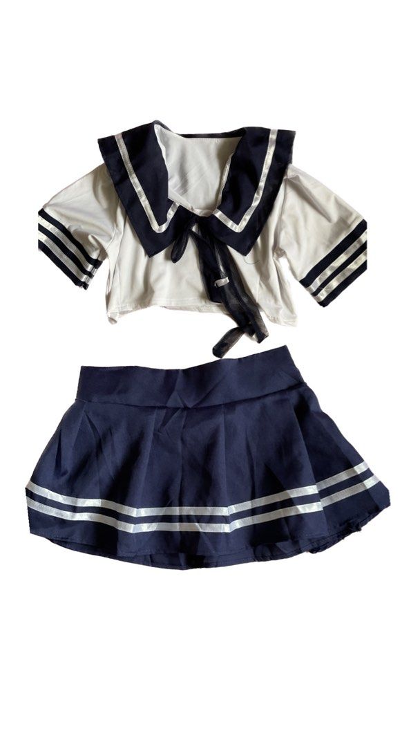 Anime schoolgirl costume on Carousell