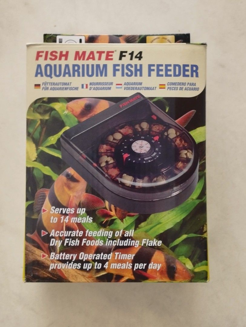 AQUARIUM FISH FEEDER Fish Mate F14 BRAND NEW Pet Supplies