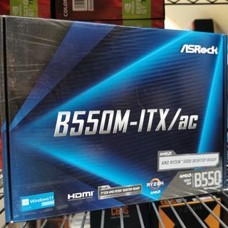 Asrock B550M-ITX/ac B550 AMD Ryzen AM4 ITX Motherboard