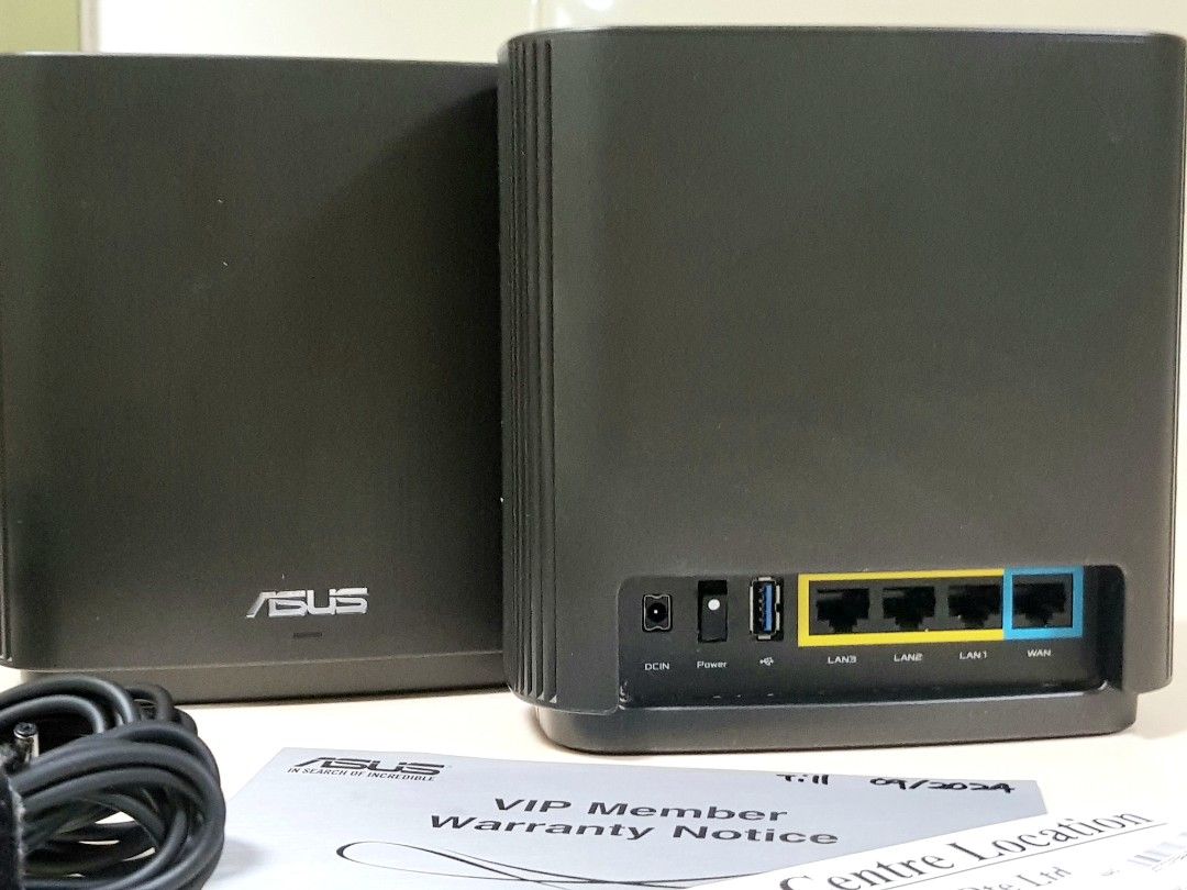 Système Wi-Fi Mesh ASUS ZenWiFi CT8 (Pack De 2) - Tri-bande AC, Couverture 500m², AiProtection, Ports 2.5G Et 1G
