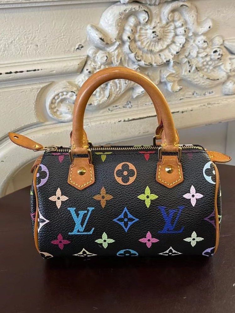 AUTHENTIC LV LOUIS VUITTON Multicolor Mini HL Speedy Nano Bag, Luxury, Bags  & Wallets on Carousell