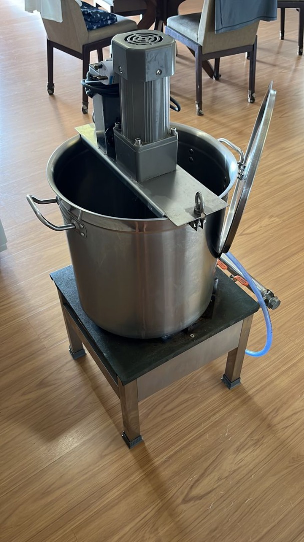 Autostirrer, Stainless Steel Pot, and High Pressure Stove, Furniture