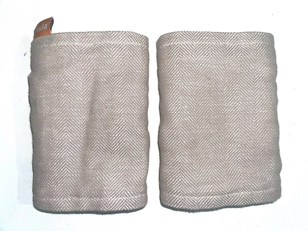 Baby Tula Droola Strap Cover Sand Linen
