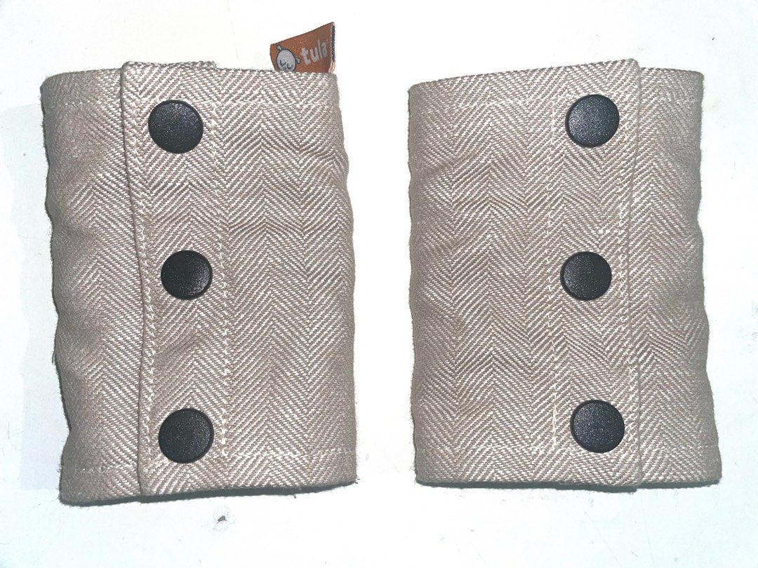 Baby Tula Droola Strap Cover Sand Linen