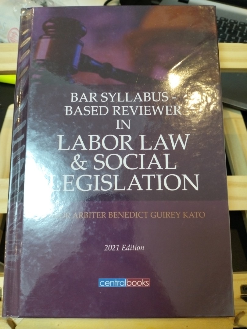 Bar Syllabus Based in Labor Law and Social Legislation by Kato 2021