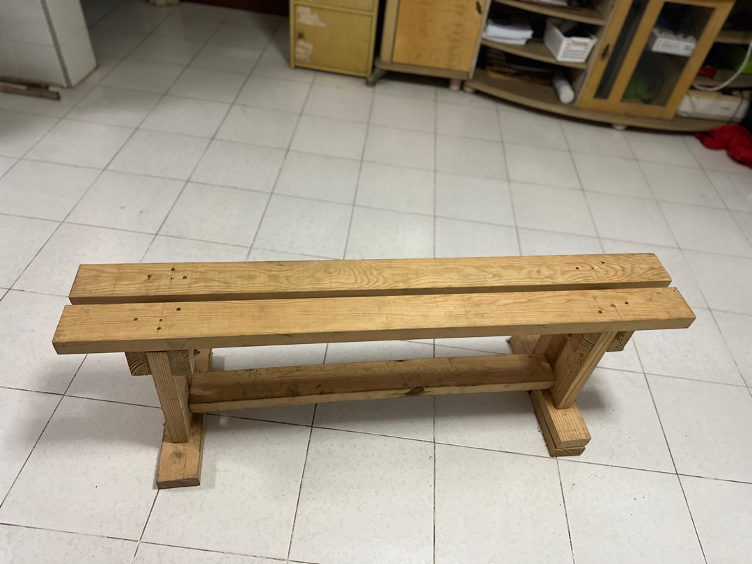 Bench press made sales out of wood
