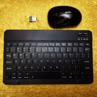 Bluetooth Keyboard and Mouse with Bluetooth Connector