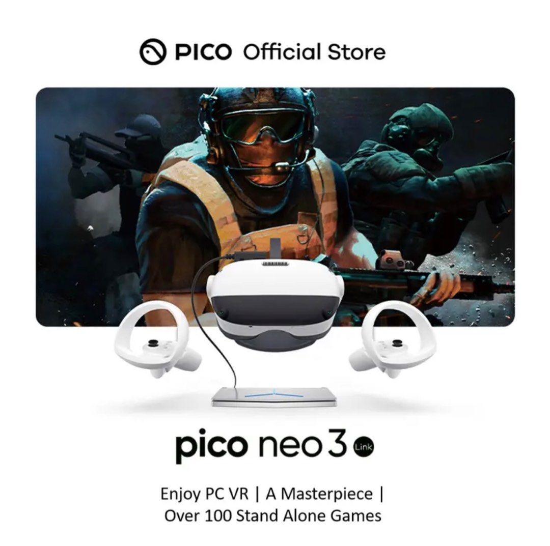 BN PICO Neo 3 Link All-in-one VR Headset 6/256GB + Starter bundle free 6  games, Video Gaming, Gaming Accessories, Virtual Reality on Carousell