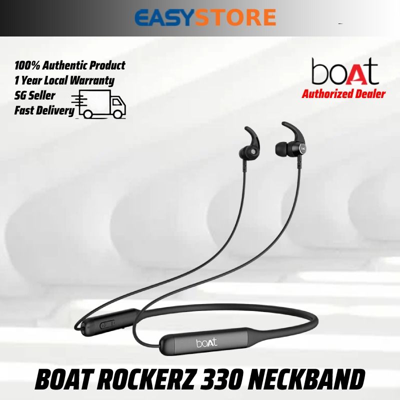 boAt Rockerz 330 335 in Ear Bluetooth Neckband 1 year warranty Audio Headphones Headsets on Carousell
