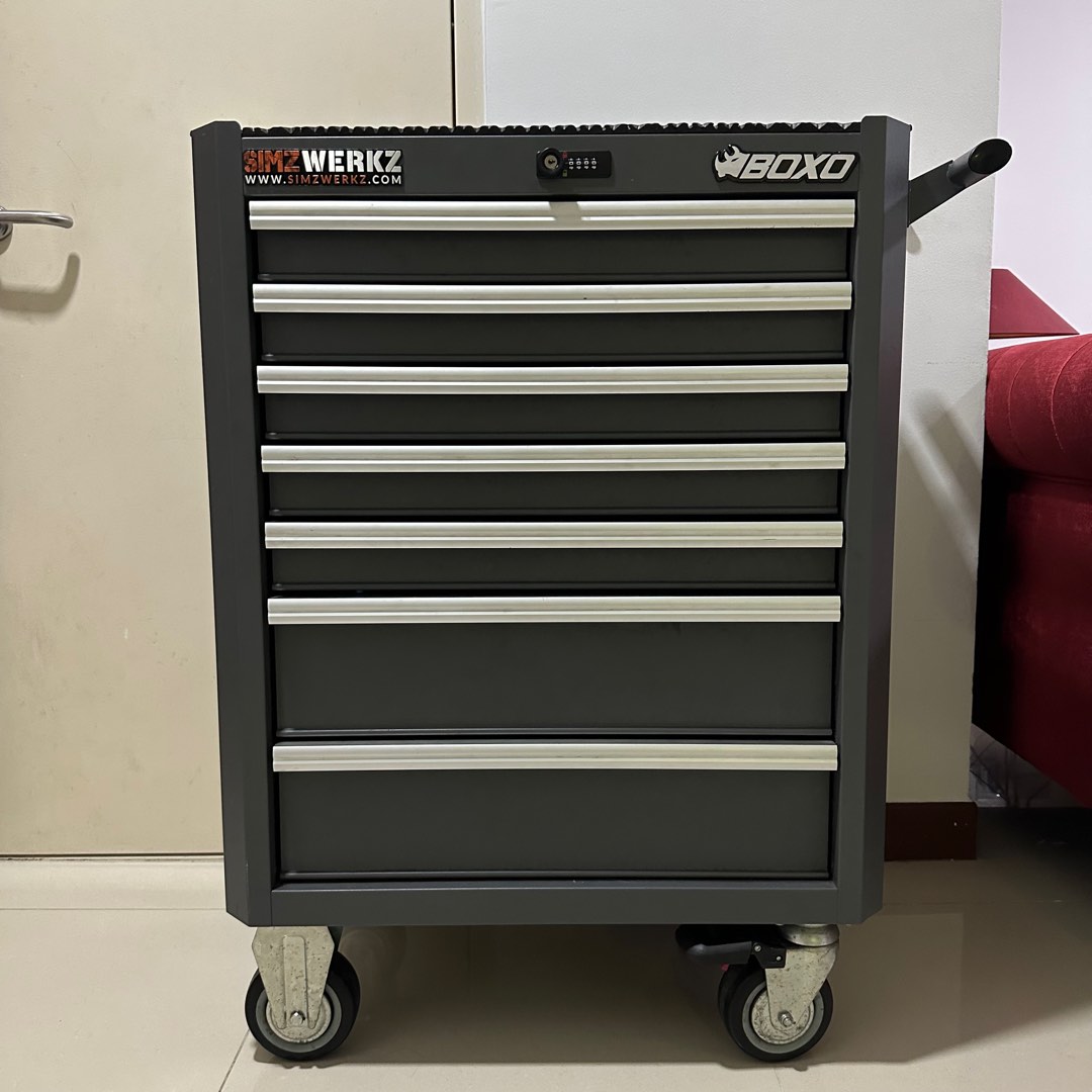 BOXO TOOLS 7Drawer Digit Lock Tool with 222 pcs Professional