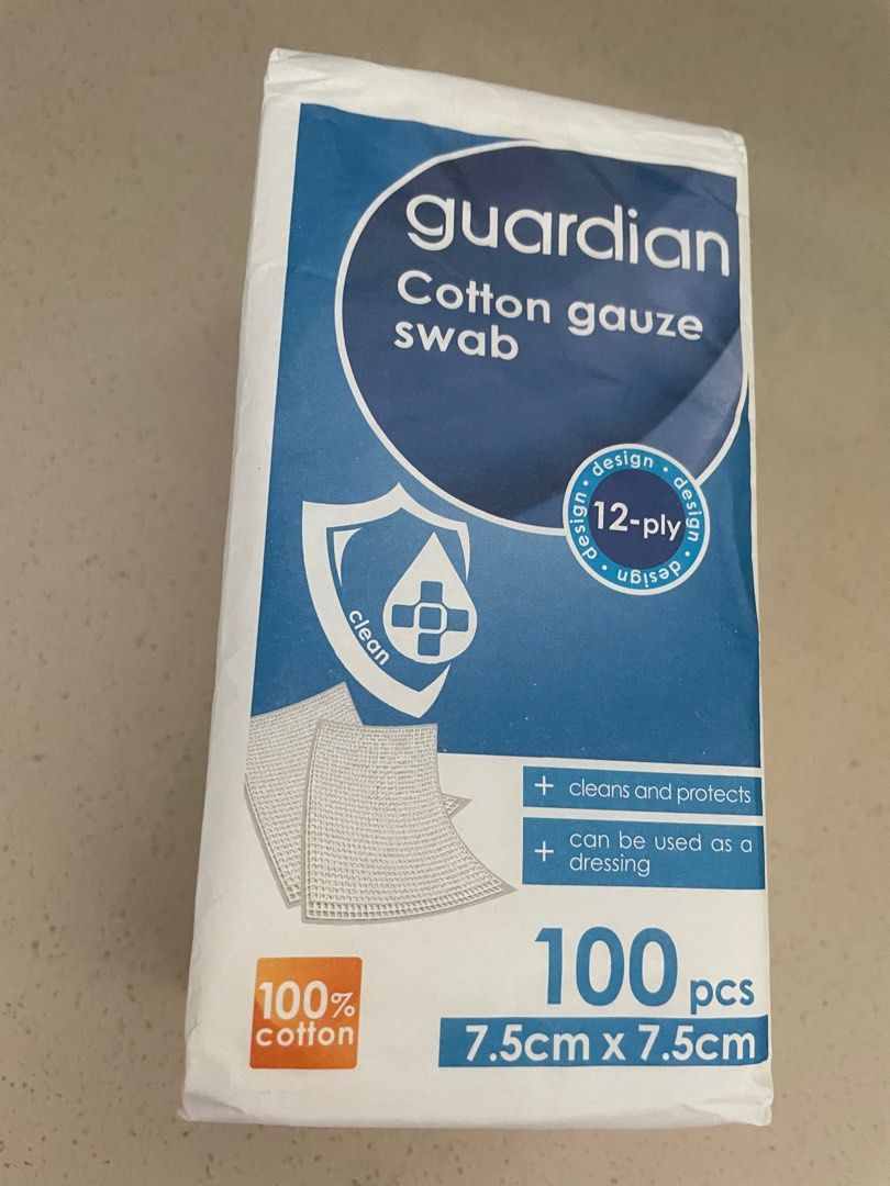 Brand New Guardian Cotton Gauze Swab, Health & Nutrition, Medical