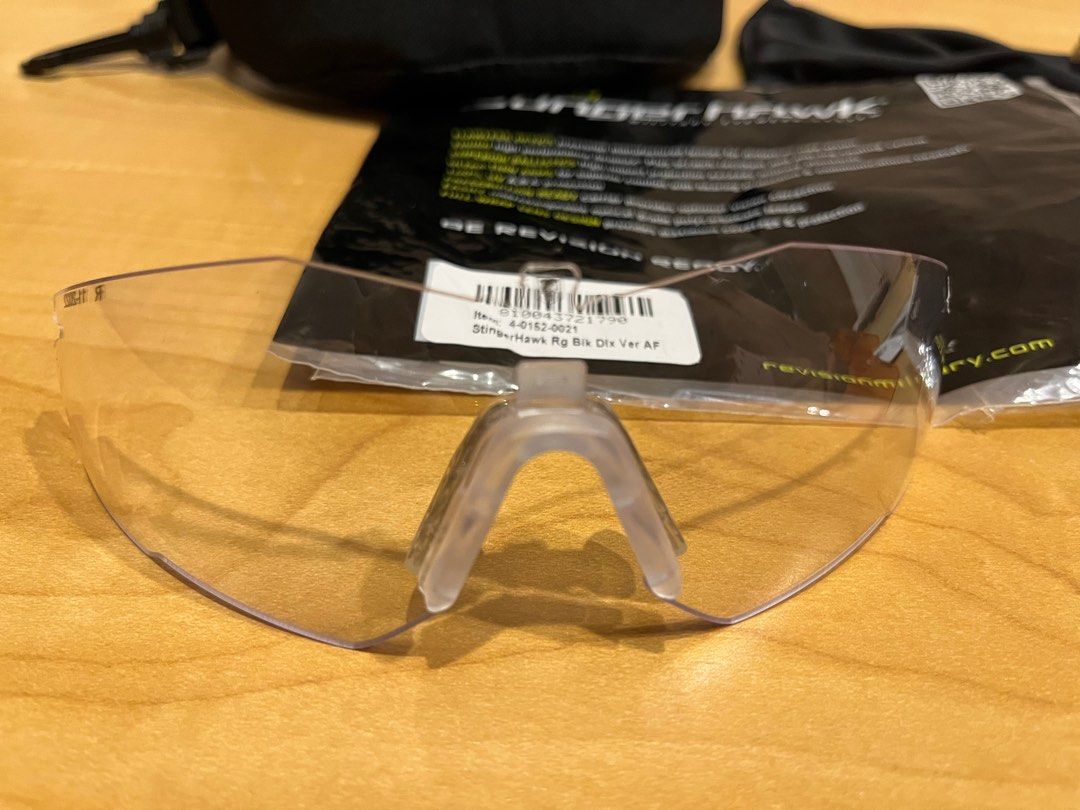 Brand new Revision Stinger Hawk Eyewear (Category: Sunglasses & Eyewear) located in San Juan City. Submitted by taco175 (Listing ID 1228326422, Image 3). Description: Retails for $150 USD Flawless optics precision manufacturer lenses for distortion free vision Tough high performance ocumax plus scratch resistant and anti fog coating system 100% UV ABC protection.