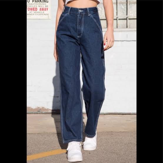 Brandy Melville Talia Carpenter Jeans, Women's Fashion, Bottoms, Jeans