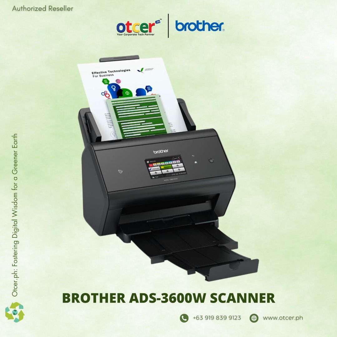 Brother ADS-3600W Scanner, Computers & Tech, Printers, Scanners ...