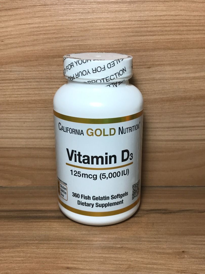 California Gold Nutrition Vitamin D3 (5,000 IU), Health & Nutrition