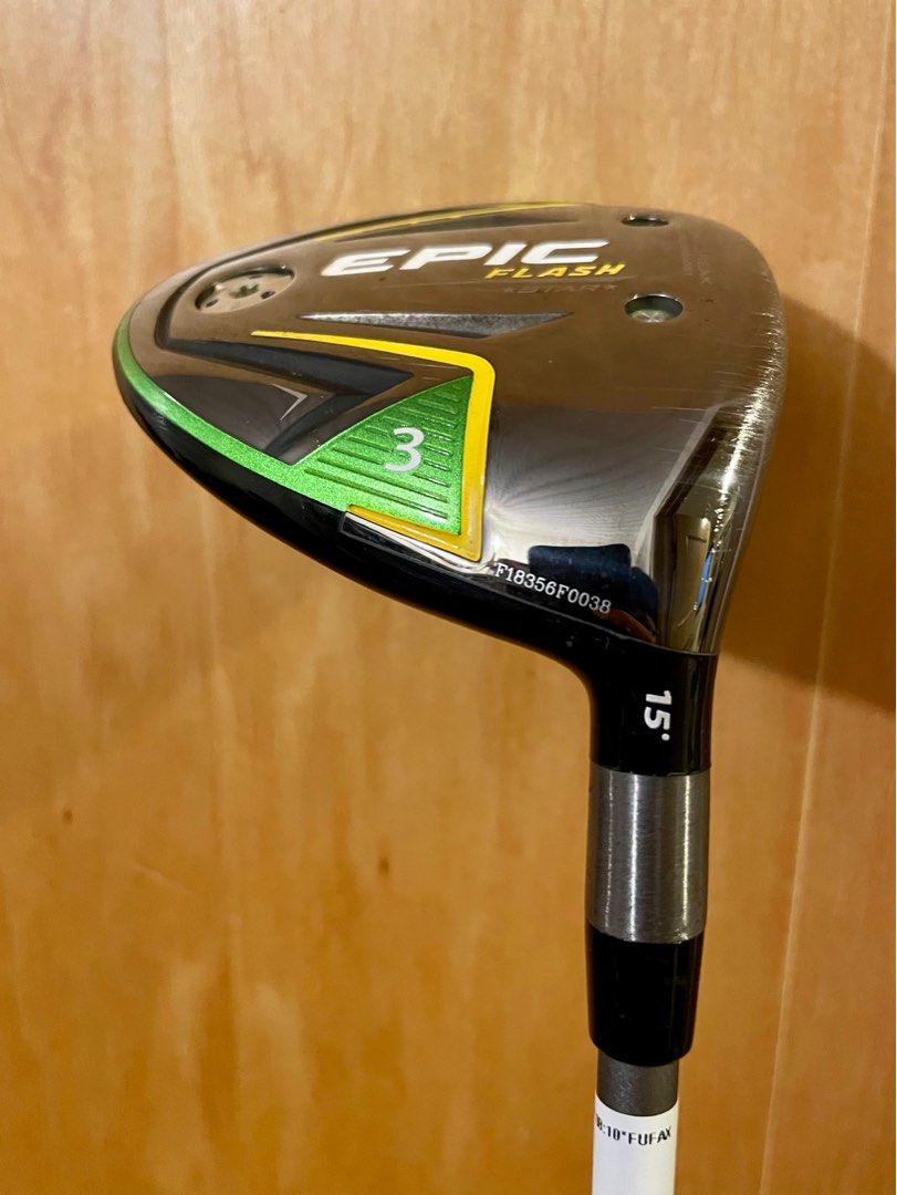Callaway Epic Flash Star Golf Wood 3 (15 degree loft), Sports Equipment