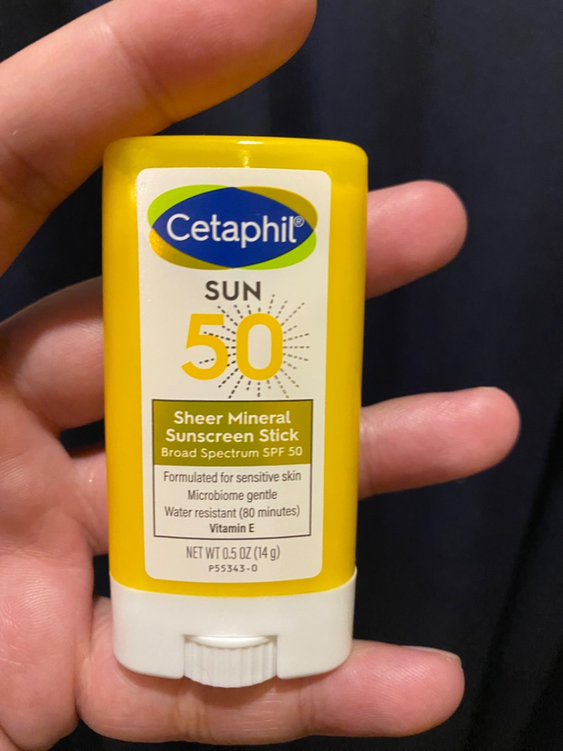 Cetaphil Sheer Mineral Sunscreen Stick SPF50, Beauty & Personal Care, Face, Face Care on Carousell