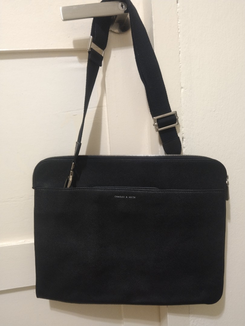 Charles and Keith laptop bag, Luxury, Bags & Wallets on Carousell