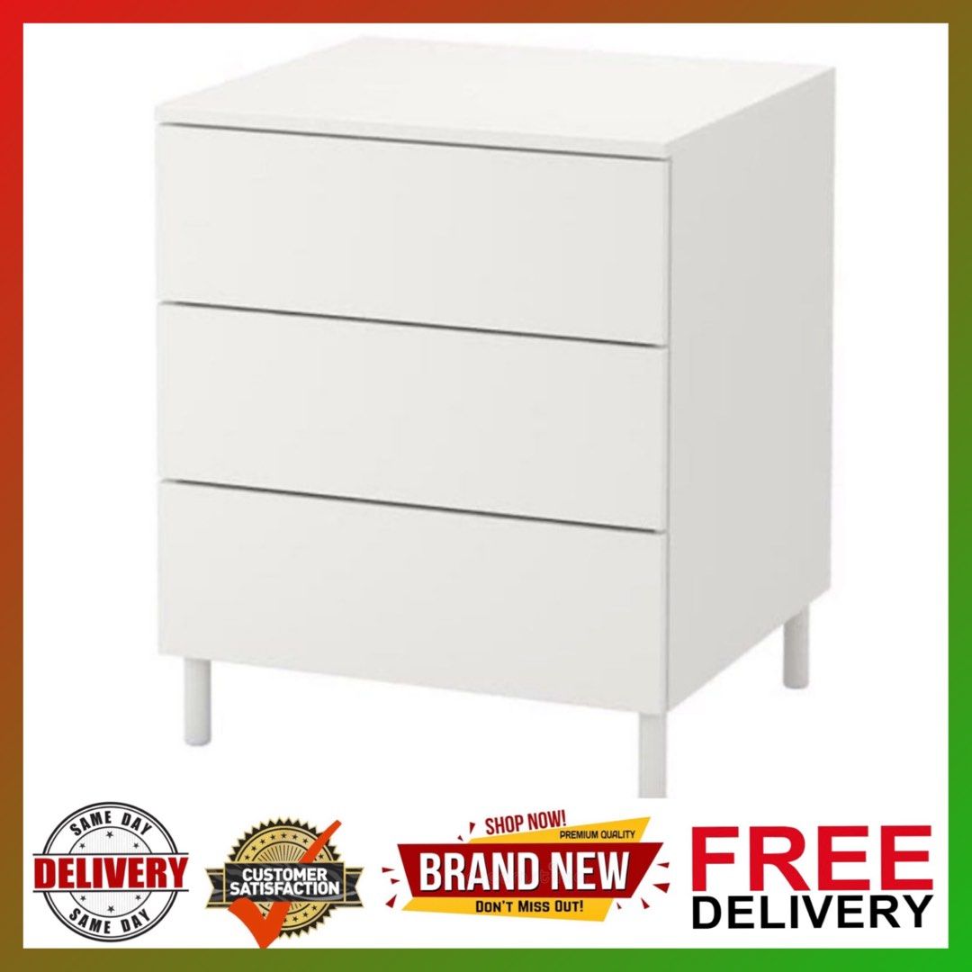 Kullen chest of 2025 3 drawers white