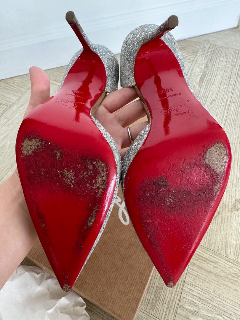 Christian louboutin on sale bridal heels