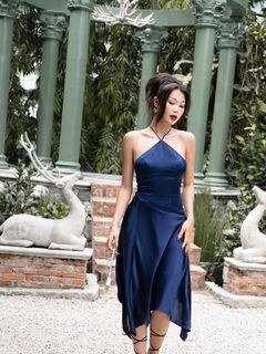 CÉLINE DRESS- Midi dress, wedding dress, party dress, silk dress
