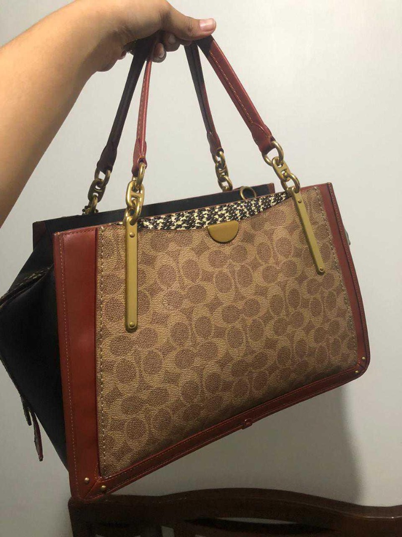 Dreamer 36 in signature canvas with hotsell snakeskin detail