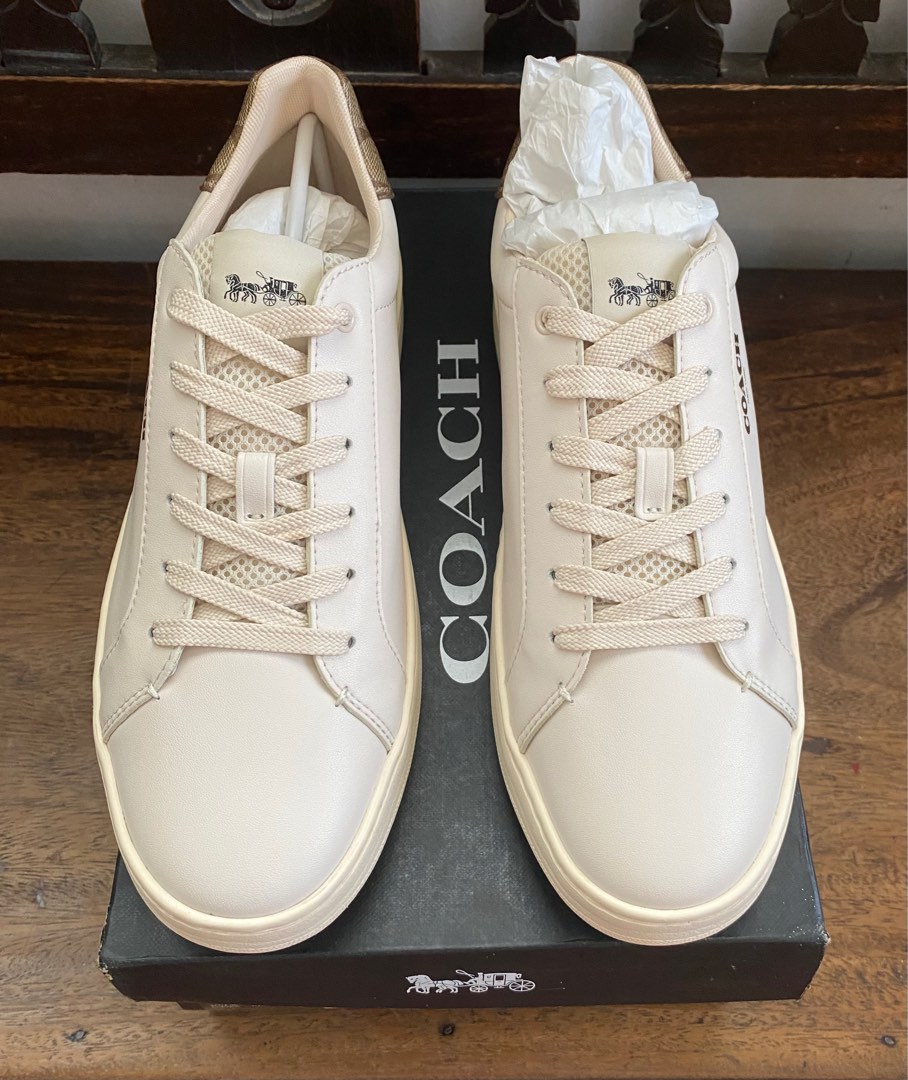 Auth Coach clip leather lowtop on Carousell