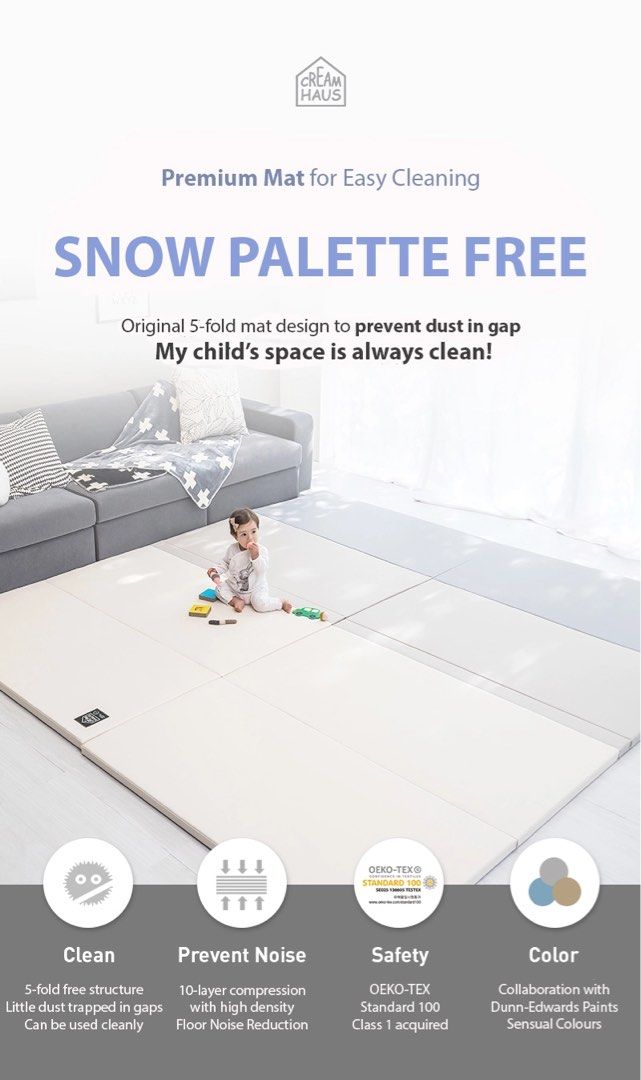 Folding play mat by cream haus 2025