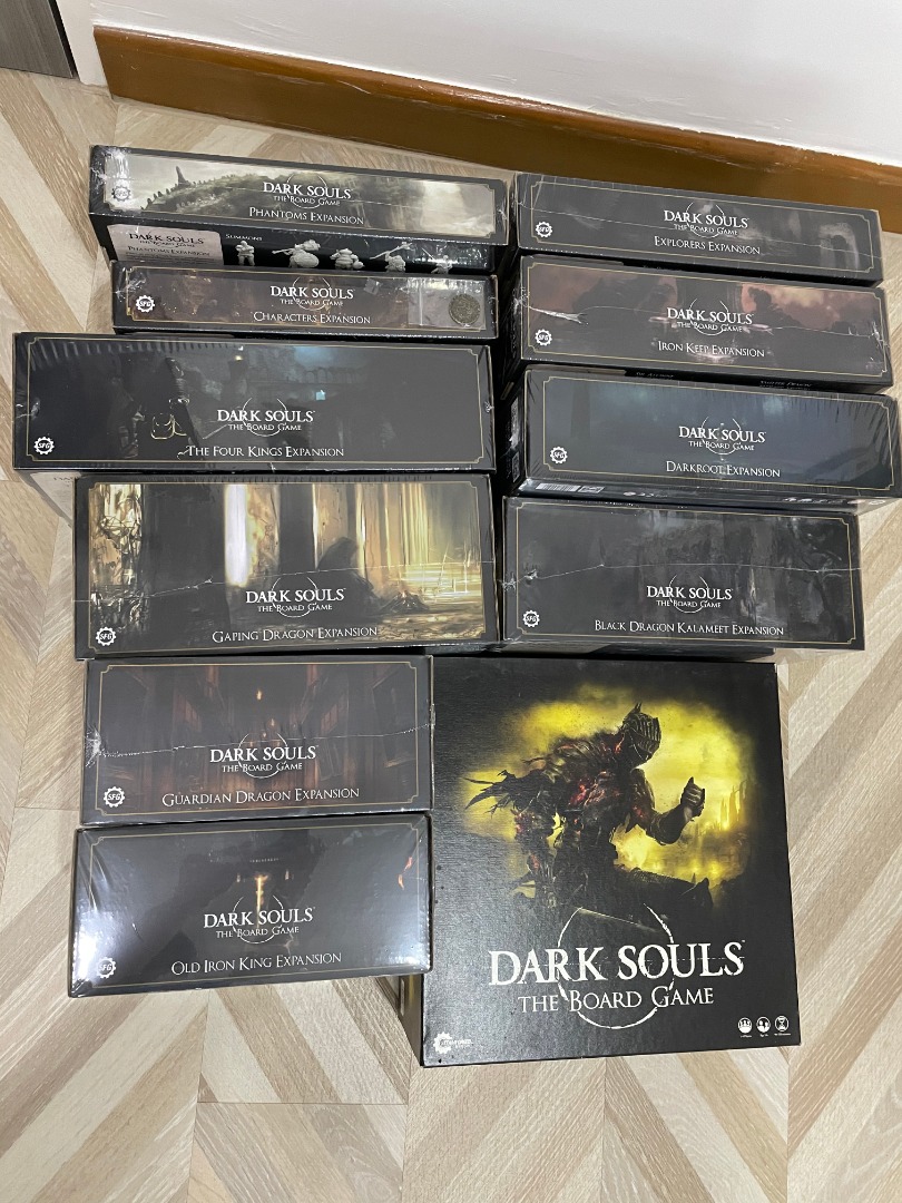 Dark Souls Board Game with Kickstarter exclusives and expansions