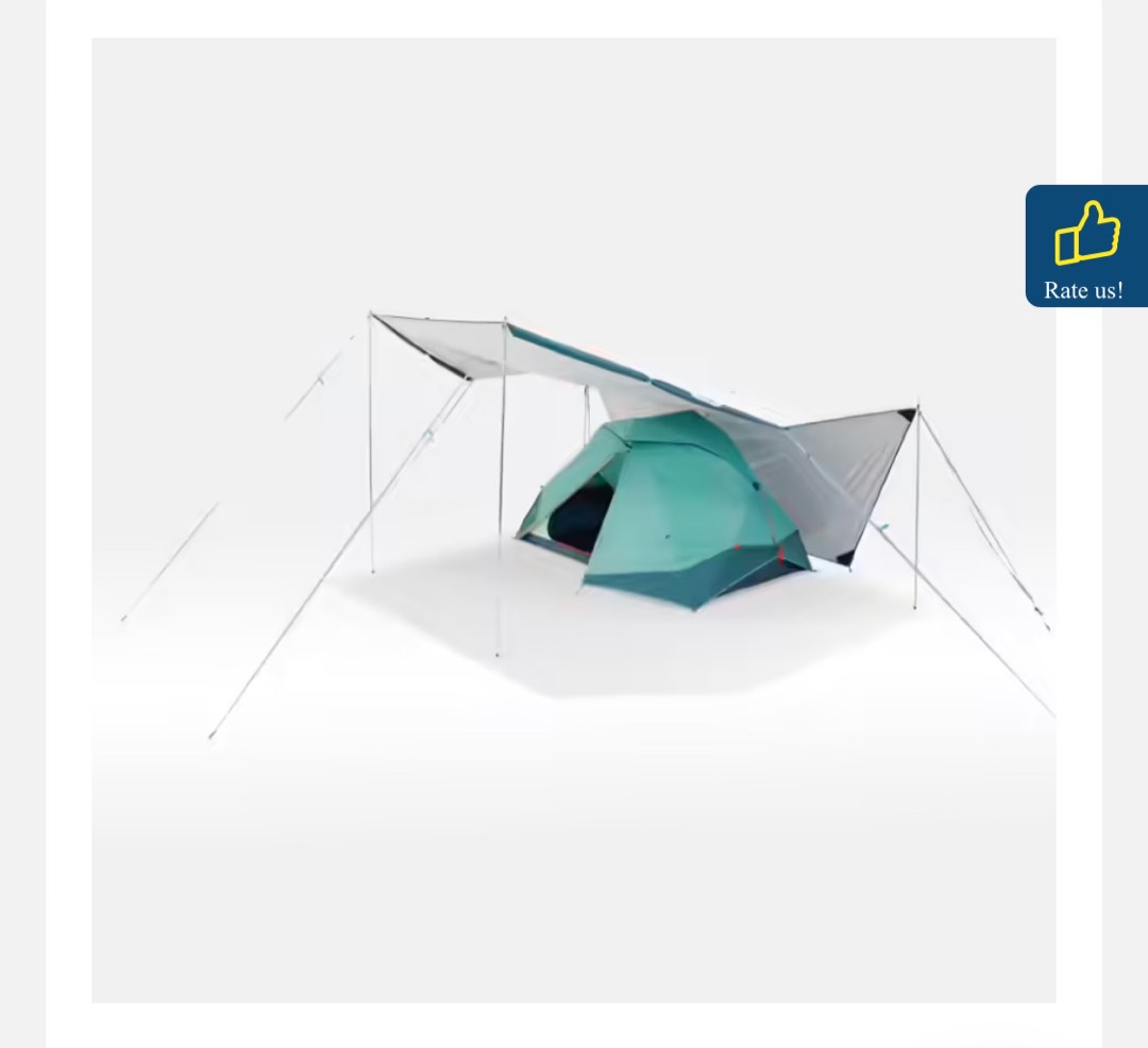 Decathlon tarp fresh xl flysheet, Sports Equipment, Hiking & Camping