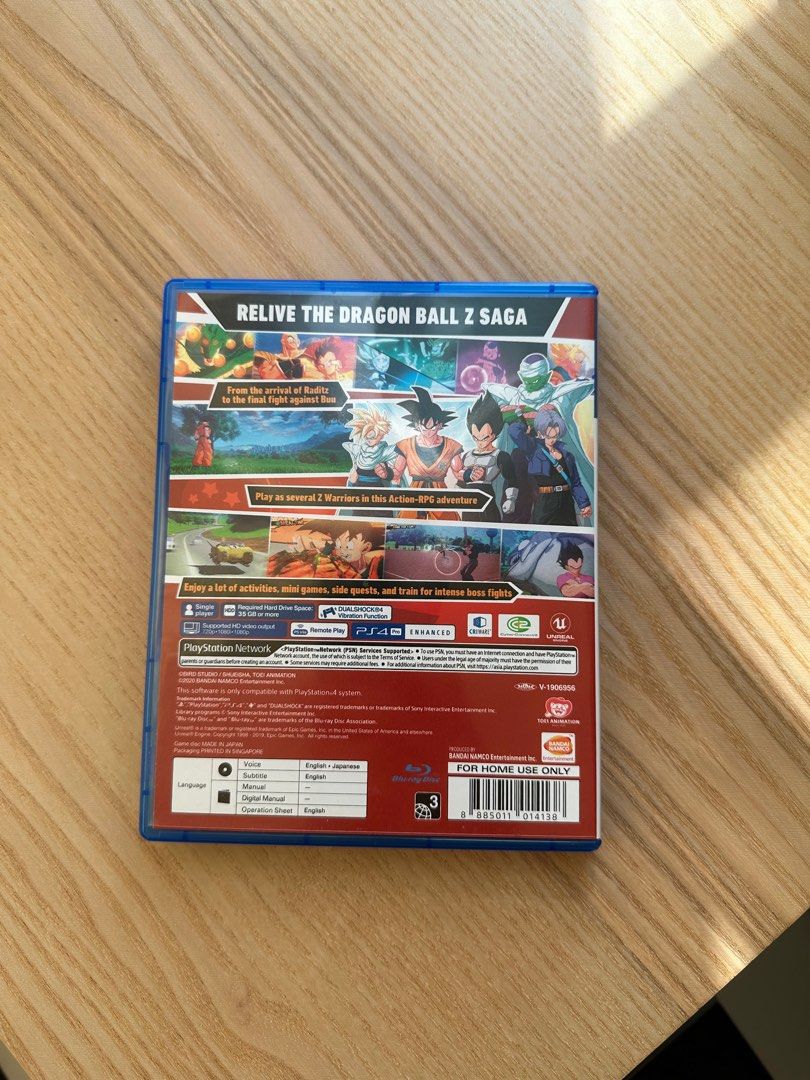 Dragon ball Z Kalarot Ps4, Video Gaming, Video Games, PlayStation on