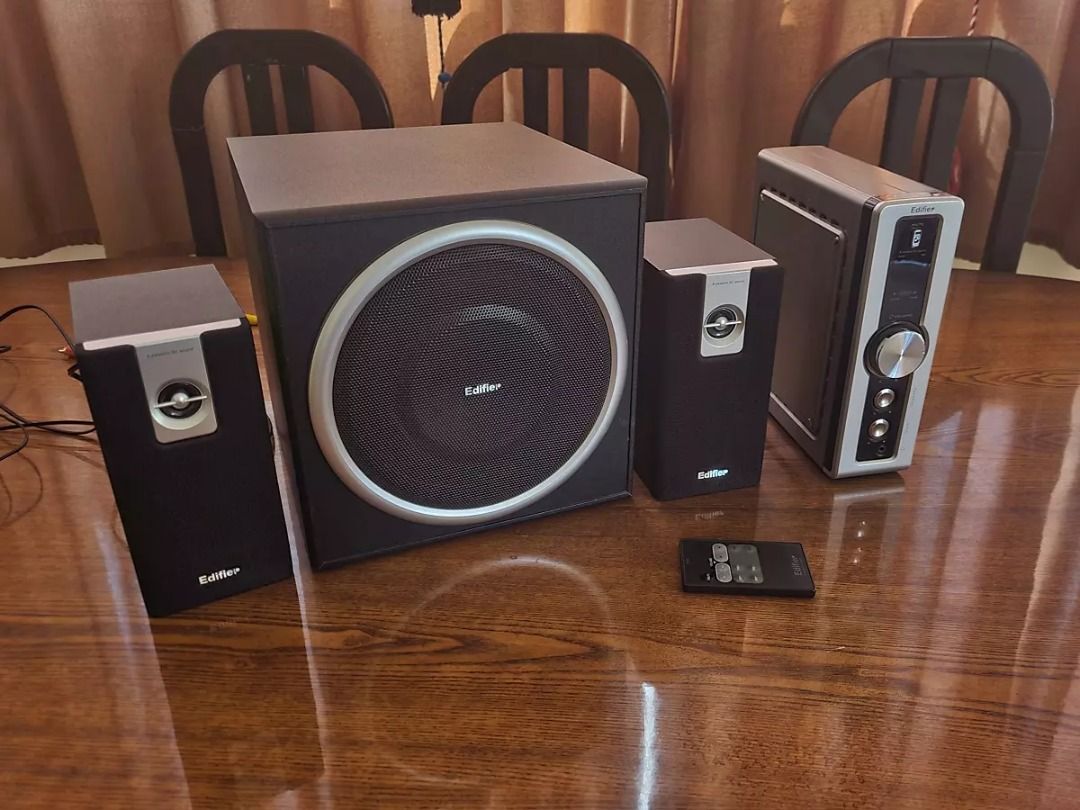 Edifier Speakers with Amplifier and subwoofer (99 new), Audio