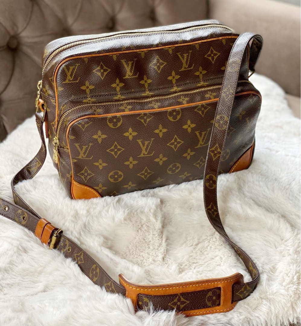 FASTBREAK Authentic Louis Vuitton Lv Nile Messenger Crossbody Sling Bag ...