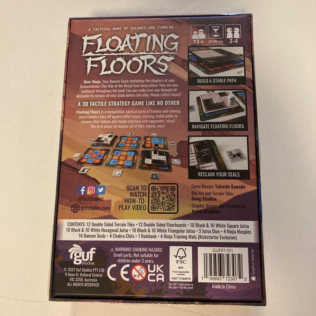 Floating Floors boardgame, 興趣及遊戲, 玩具 & 遊戲類 Carousell