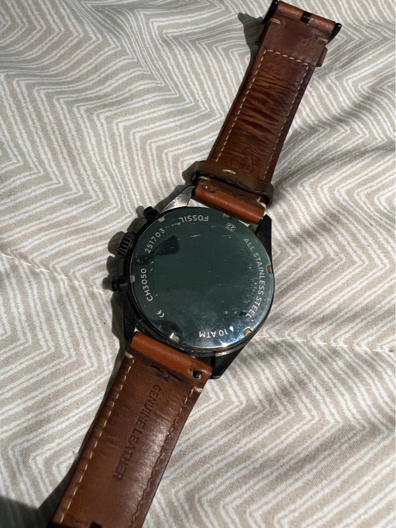 Fossil Sport 54 Light Leather Chronograph Watch CH3050