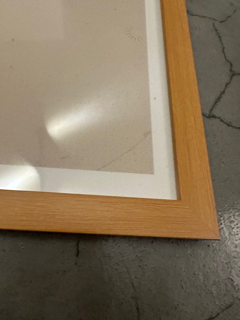 [FRAMES only] Wooden frames (Category: Frames & Pictures) located in Singapore. Submitted by misslilac (Listing ID 1228317845, Image 3). Description: - Selling frames only, $70 each 1) 50cm x 50cm 2) 50cm x 70cm - View pictures above for the current condition with acrylic glass - Recently bought the frames online in April via PSTR studio, paid a total of $200, however realised it doesn't match my home - FREE delivery, $20 off if you arrange your 