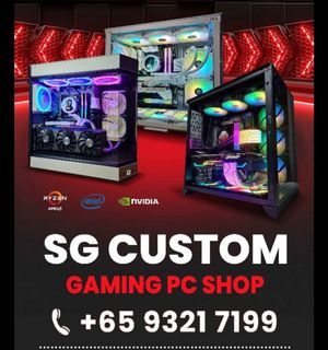 💯[FREE DELIVERY]💯BEST AFTERSALES SERVICE IN CAROUSELL / CUSTOM PC GAMING PC COMPUTER SETUP CONFIGURATION OFFICE WORKSTATION VIDEO EDITING / BUILDING / HIGH FPS GAMING/ NVIDIA / INTEL / RYZEN / AMD