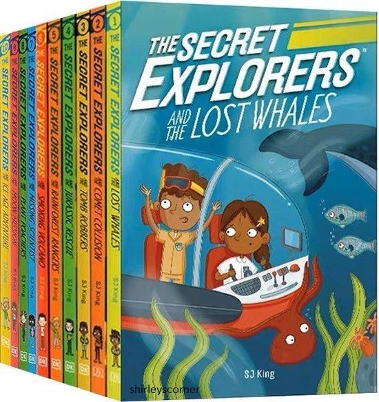 The Secret Explorers and the Moon Mission : King, SJ: : Books