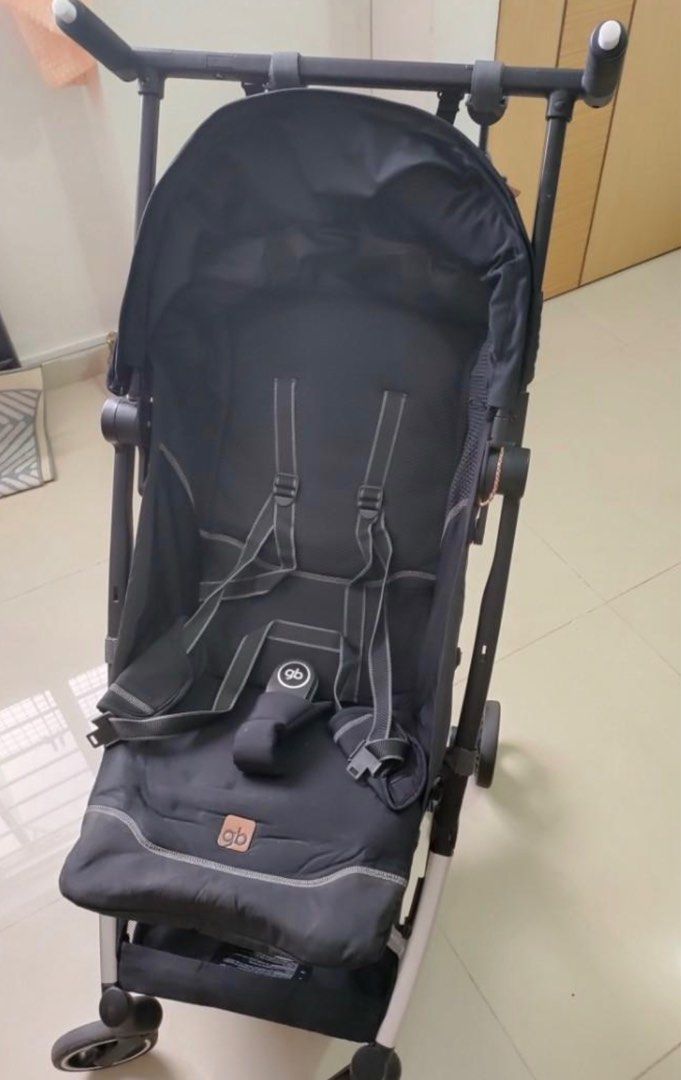 GB Pockit+ AllCity Compact Travel Stroller (Black), Babies & Kids