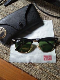 Gold Green Clubmaster Rayban 51mm